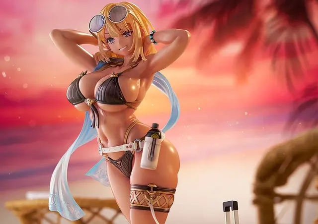 水着×褐色×太もも！トリダモノ氏のオリキャラ「ミラ(Mira)SunsetVer.」がフィギュア化―日に焼けた肌が煽情的なボディを際立たせる