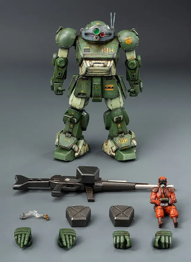 「装甲騎兵ボトムズ」“ロボ道 スコープドッグ”が激しいダメージ表現や重厚な汚れ塗装を施し新登場！ヘビーウェザリング版として900個限定販売