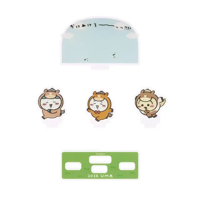 「ちいかわ ハッピーバッグ2026（午年）」受注締切迫る！馬になったぬいぐるみや、ユニークな絵柄のポストカードブックなど計9アイテムがセットに