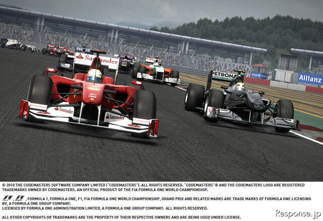 F1 2010完成披露発表会 F1 2010（※写真はすべて開発中のもの）