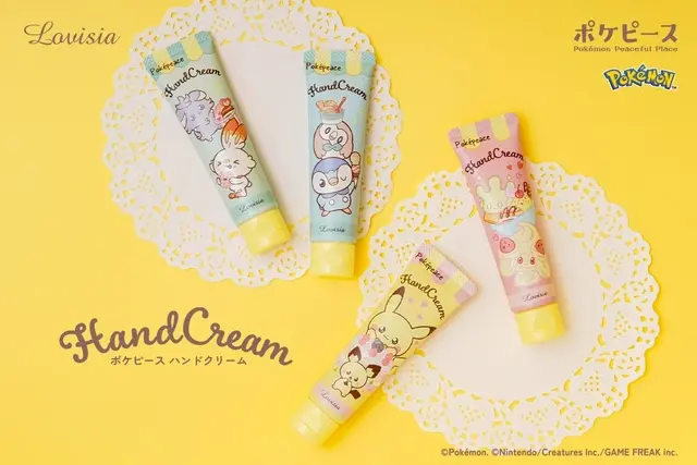 「ポケピース」とコラボしたハンドクリームが8月29日発売！ピカチュウ&ピチュー、ポッチャマ&モクローなど全4種