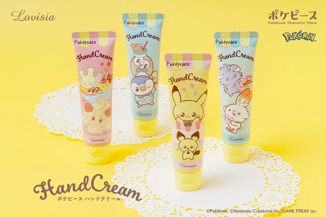 「ポケピース」とコラボしたハンドクリームが8月29日発売！ピカチュウ&ピチュー、ポッチャマ&モクローなど全4種