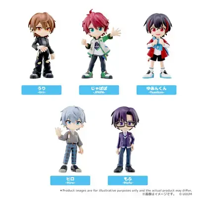 人気実況グループ「カラフルピーチ」がデフォルメフィギュアに！手のひらサイズで可愛い全11名