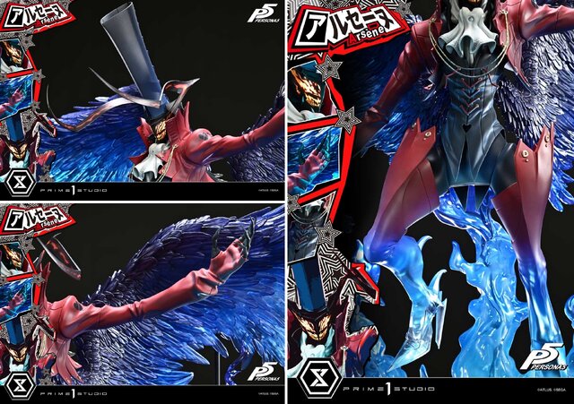 約21万円の豪華仕様！『ペルソナ5』より「アルセーヌ」が立体化―全幅148cmの1/4スケールスタチューが予約受付中