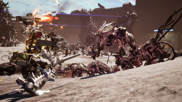 新作メカACT『DAEMON X MACHINA TITANIC SCION』テーマソングをGame*Sparkで勝手に制作。先行プレイ動画に乗せて「魂が燃えるハイスピードメカアクション」を感じてみよう