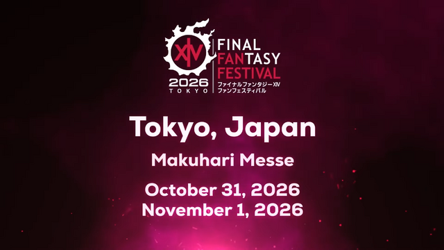 『FF14』日本ファンフェスが2026年10月31日～11月1日に幕張メッセで開催決定！