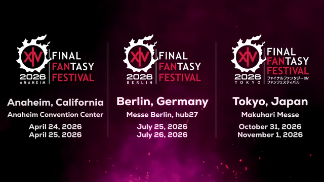 『FF14』日本ファンフェスが2026年10月31日～11月1日に幕張メッセで開催決定！