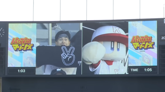 「千葉ロッテ」イベントでパワプロくんにチョキ出され負けた“じゃんけんニキ”、1年越しリベンジもまた負ける…高度な心理戦