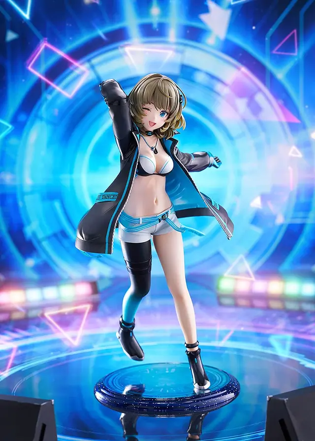 ジャケットの下には大胆なダンス衣装！『デレマス』より「高垣楓」1/7スケールフィギュアが予約受付中ーブラックライトを当てることで青く発光