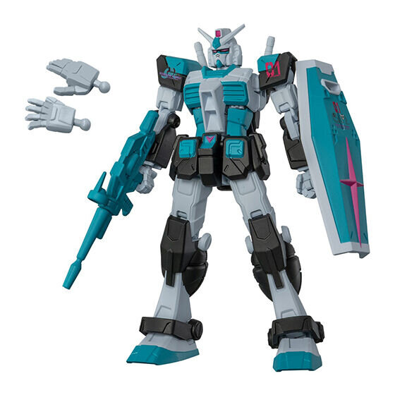 1,500円ガシャポンに「機動戦士ガンダム」×「初音ミク」フィギュアが登場!ガンダム、シャア専用ザクのカラー違い全4種、箱売も展開