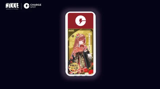 振袖姿の「ラピ:レッドフード」が可愛い！『勝利の女神：NIKKE』×「ChargeSPOT」京都観光限定コラボバッテリー登場