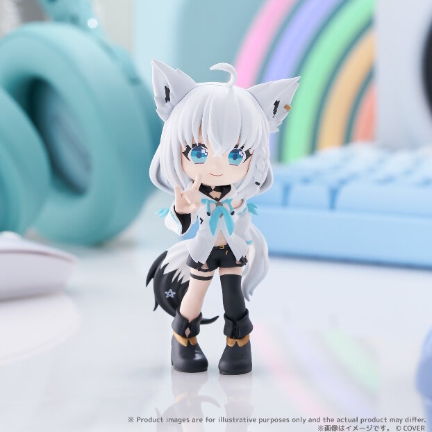 「ホロライブ」白上フブキ、宝鐘マリンら5人がデフォルメフィギュア化!手のひらサイズで可愛い「PalVerse」9月26日予約開始