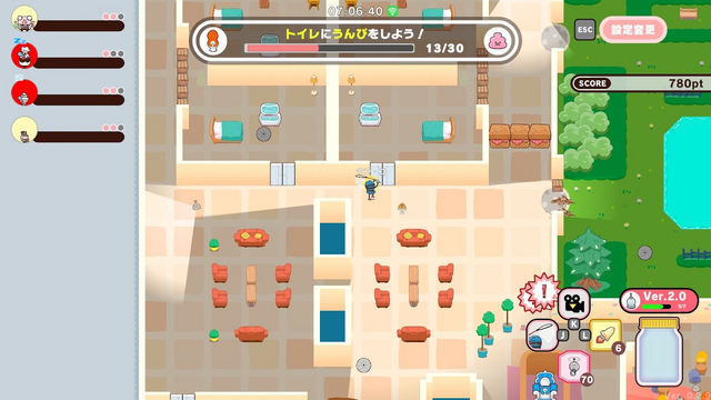 皆さん！食って出して寝てください！ Graphブースにプレイアブル出展の囚人動物vs管理ロボの“排泄型脱出アクションパーティーゲーム”『プリッとプリズナー』プレイレポ【TGS2025】