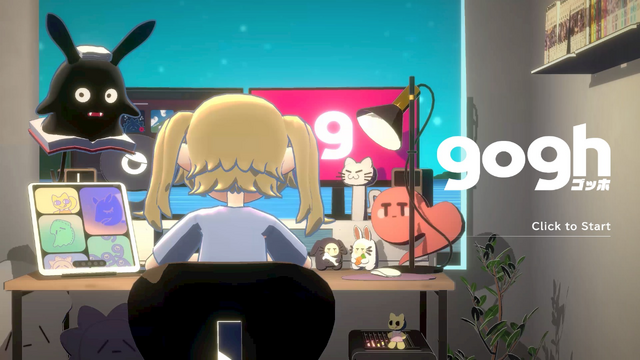 オンラインでも皆で集まろう！作業支援ツール『gogh: Focus with Your Avatar』Steam版に追加のマルチプレイモードをみんなで遊んでみた