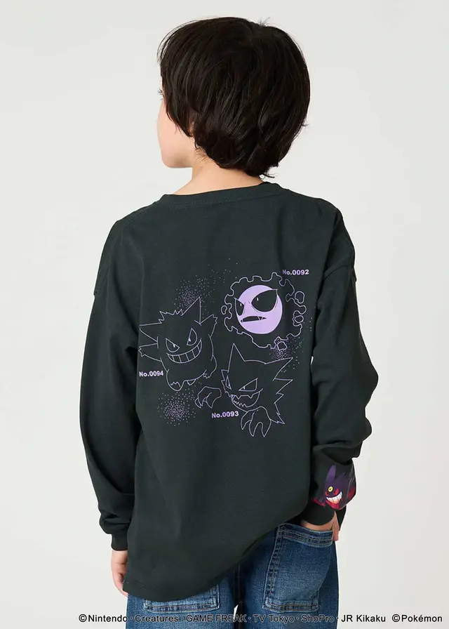 グラニフ『ポケモン』コラボコレクションが10月7日発売！ゲンガーやミミッキュたちゴーストタイプのイラスト、ワンポイントアートをデザイン
