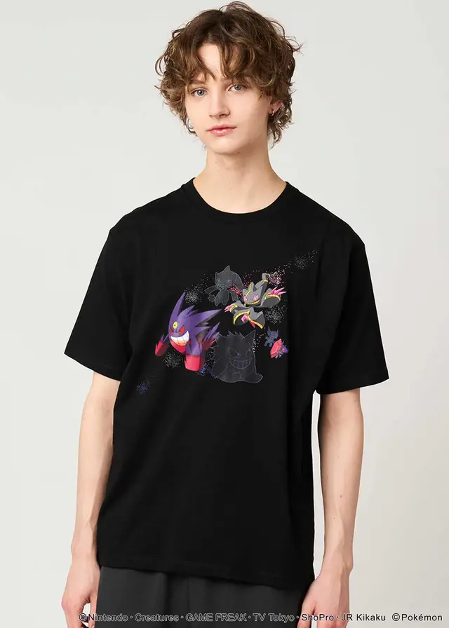 グラニフ『ポケモン』コラボコレクションがお洒落！ゲンガーやミミッキュたちゴーストタイプのイラスト、ワンポイントアートをデザイン
