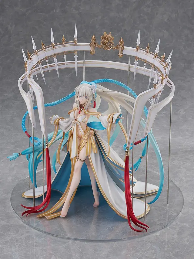 気品ある水着姿が美しい！『FGO』より「水妃モルガン」フィギュアが、豪華な円形装飾など見どころ満載