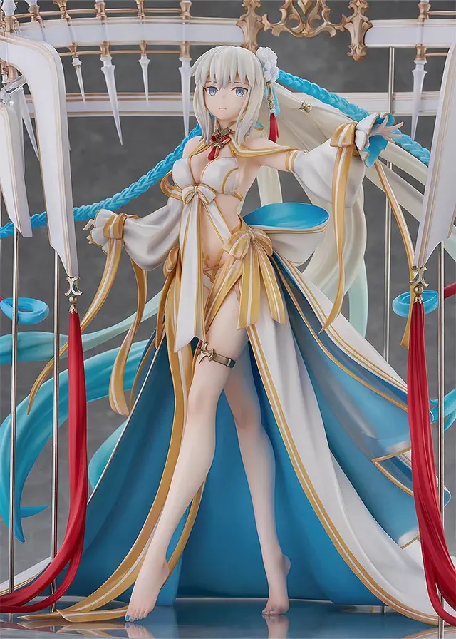 気品ある水着姿が美しい！『FGO』より「水妃モルガン」フィギュアが、豪華な円形装飾など見どころ満載