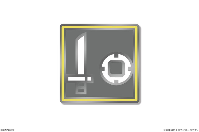 『モンハンワイルズ』アルマ、ジェマのアクリルフィギュアが‘登場！作中の武器アイコンも“メタルピンズ”に