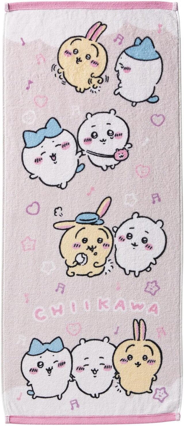 ちいかわフェイスタオルが21％OFF！かわいくて肌触りも抜群の綿100％タオル