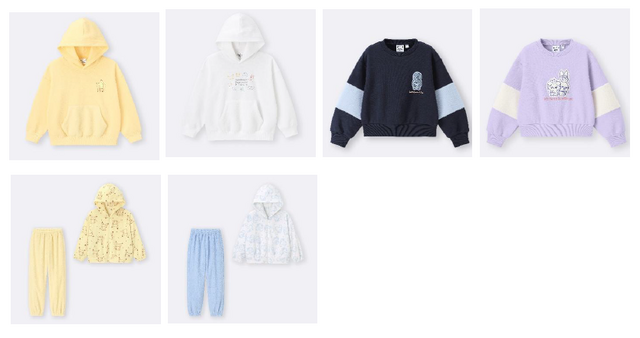 「ジーユー」×「ポケピース」コラボ発売！お出かけからリラックスタイムまで、ほっこりした日常を切り取ったデザインに