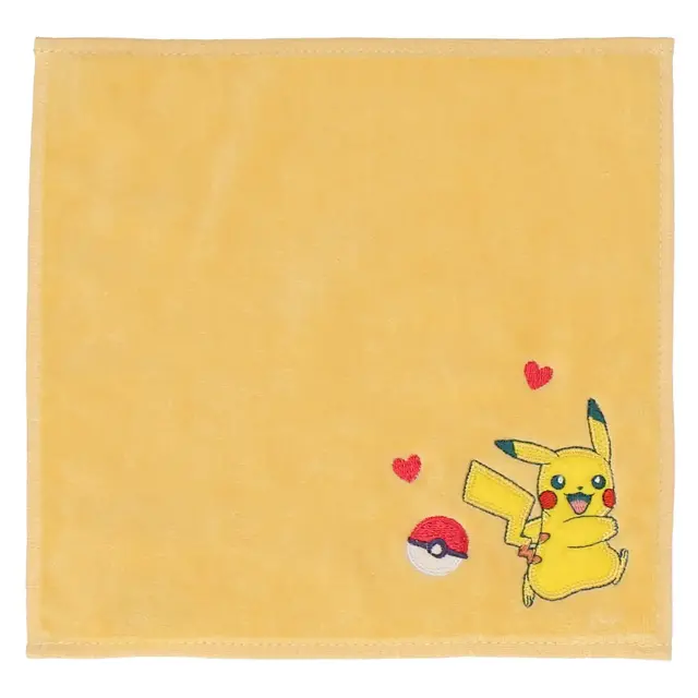 ピカチュウ、イーブイなどが可愛くデザイン!『ポケモン』新作ハンカチが販売中―アップリケ刺繡のタオルハンカチも