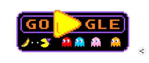2日間限定！『パックマン』ハロウィン仕様になってGoogleに出現。ブラウザでハイスコアを狙おう