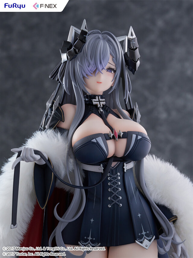 リアルファー仕様の豪華な衣装が、威厳と気品を際立たせる!『アズレン』より「アウグスト・フォン・パーセヴァル」が存在感ある1/6スケールで立体化