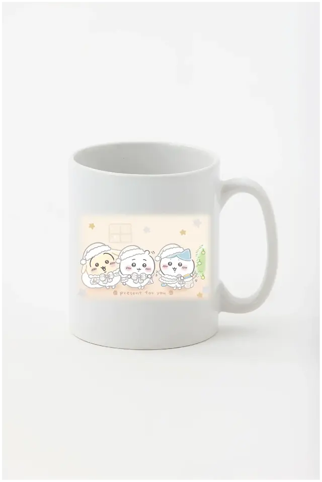 チキンになっちゃった…「ちいかわ」クリスマスモチーフの新デザイン「Happy Holidays」全4種がTalking Heads ODMに追加