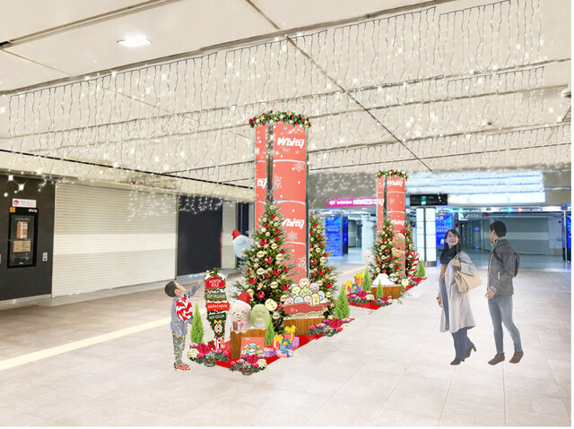 冬コーデのすみっコたちが大集合！「すみっコぐらし」×「ホワイティうめだ」の夢のコラボがふたたび実施