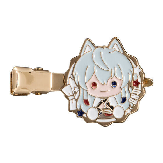 人気実況グループ「カラフルピーチ」がメタルヘアクリップに！デフォルメされた可愛いデザインで、ガシャポンに登場