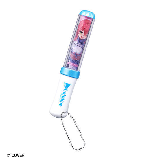 「ホロライブ」6th fes.イラスト使用のガシャポン「ペンライトチャーム」が豪華！ほぼ原寸サイズで光るギミック付