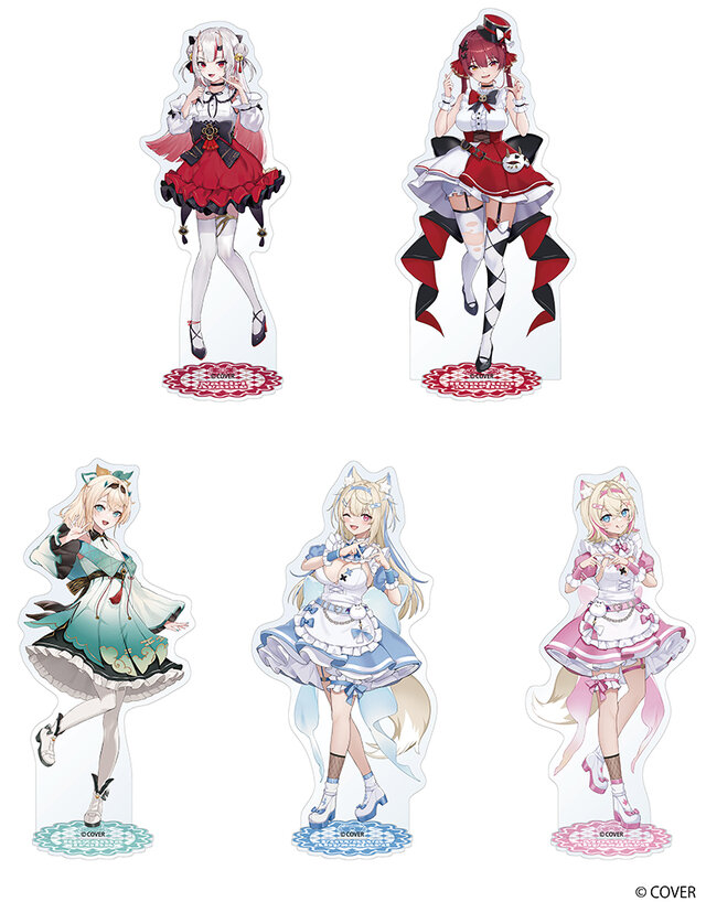 アニメイトで「ホロライブ」フェアが1月8日より開催！百鬼あやめ、宝鐘マリンら5人が「ONIKAWAII」をテーマに描き起こしグッズ化