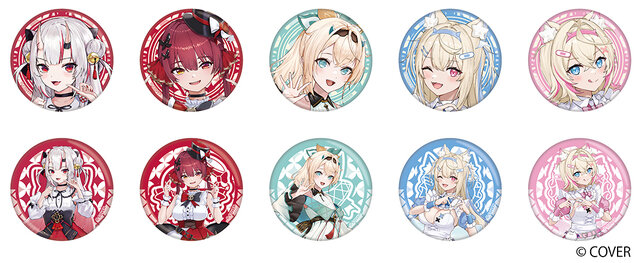 アニメイトで「ホロライブ」フェアが1月8日より開催！百鬼あやめ、宝鐘マリンら5人が「ONIKAWAII」をテーマに描き起こしグッズ化