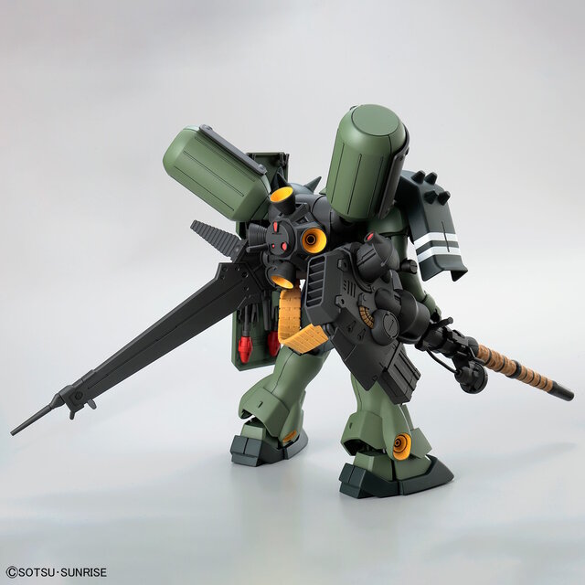 逆襲のシャアより「ギラ・ドーガ(重武装仕様)」がHGガンプラ化！ランゲ・ブルーノ砲は砲身の折りたたみや、背部へ装備可能
