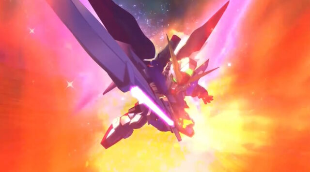 ストフリを真っ二つに両断する演出が衝撃！『Gジェネ エターナル』次回ガシャで「デスティニーガンダム」「キャリバーン」など新機体続々