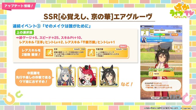 『ウマ娘』新育成は「イクノディクタス」「サクラローレル」の衣装違い！華やかな“お正月ウマ娘たち”が登場