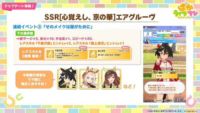 『ウマ娘』新育成は「イクノディクタス」「サクラローレル」の衣装違い！華やかな“お正月ウマ娘たち”が登場