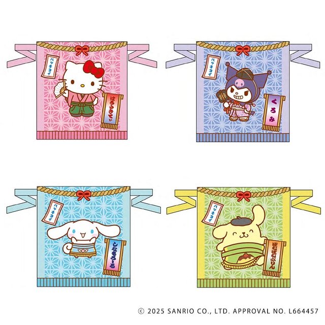 「大相撲」×「サンリオキャラクターズ」コラボグッズが可愛い！ハローキティやクロミたちを“相撲字”と共にデザインした全7アイテム