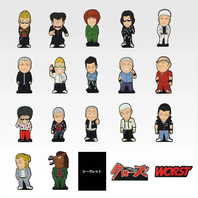 不良漫画の金字塔「クローズ＆WORST」一番くじ全ラインナップ公開！目玉は坊屋春道らのフィギュア、校章バッジなど世界観にあったグッズにも注目