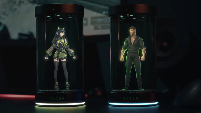 美少女や『LoL』伝説プレイヤーがゲーミングライフをサポート！？Razerの卓上AIコンパニオンが近未来的