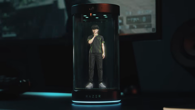 美少女や『LoL』伝説プレイヤーがゲーミングライフをサポート！？Razerの卓上AIコンパニオンが近未来的