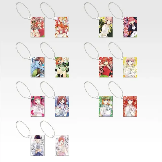 「五等分の花嫁」 原作イラストの一番くじ全ラインナップ公開！ウェディング姿の大型アクリルボードをはじめ、告白シーンを集めた”愛が溢れるTシャツ”など