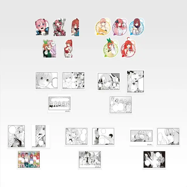 「五等分の花嫁」 原作イラストの一番くじ全ラインナップ公開!ウェディング姿の大型アクリルボードをはじめ、告白シーンを集めた”愛が溢れるTシャツ”など