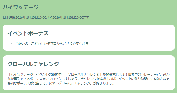 2キロタマゴが激アツ！初色違いも出現する「ハイワッテージ」重要ポイントまとめ【ポケモンGO 秋田局】