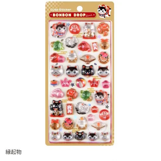 ボンボンドロップシール1月再販情報！和柄、churukiraシリーズなど全28柄が順次入荷