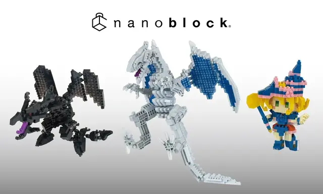 「遊戯王」ブラック・マジシャン・ガールはブロックになっても可愛い！作り応え抜群の「青眼の白龍」含む「ナノブロック」3商品