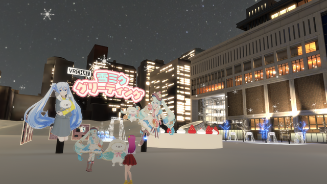 雪ミクパティスリーショー in VRChat