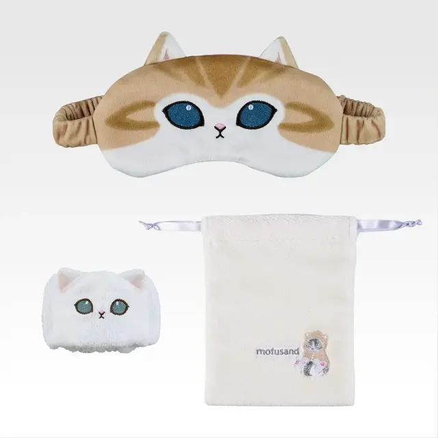 「mofusand」新作一番くじが、めちゃキュート！“パジャマパーティー”をテーマに優しく照らすルームライト、にゃんこのぬいぐるみなどがラインナップ