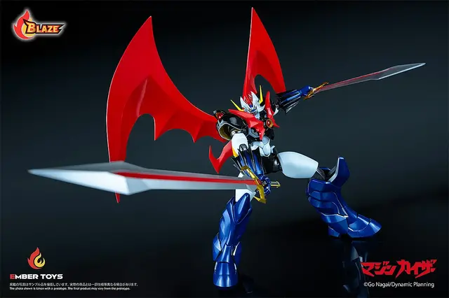 革新のダブルギミック！「BLAZE マジンカイザー（オリジナル版）」アクションフィギュアが迫力満点ー電動回転、発光演出が可能